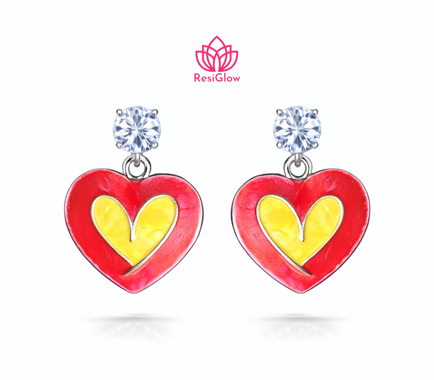 Set Of 12 Oxidized Designer Stud Earrings With Folding Jewelry Box