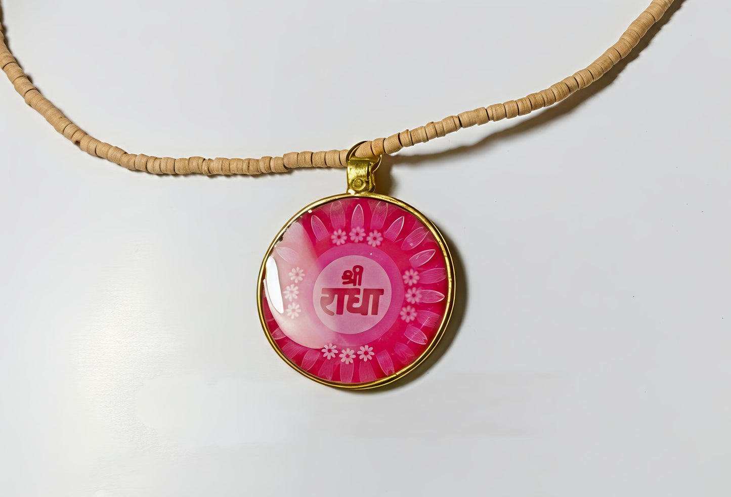 Radha Pendant With Tulsi Mala