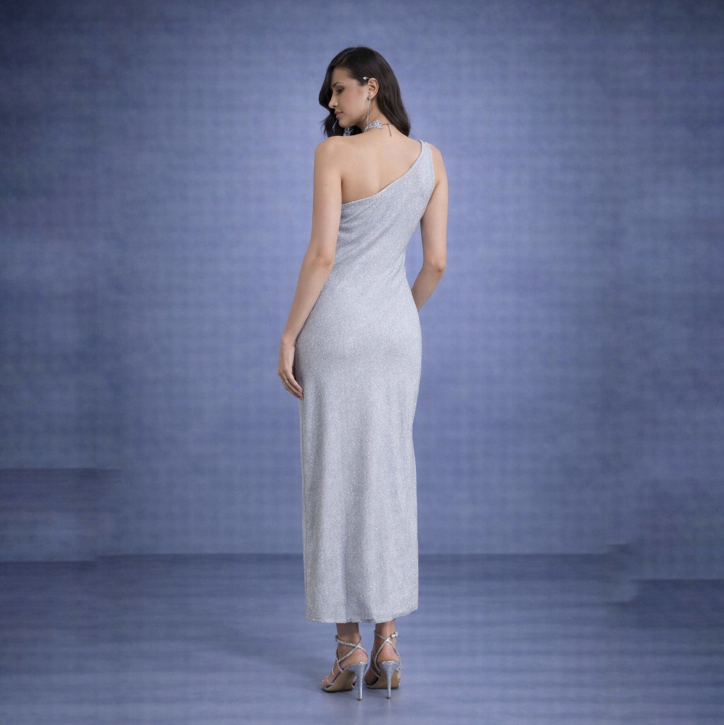Starlight One-Shoulder Glam Dress
