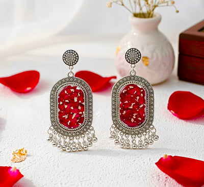 Resi Rose Finish Cutomized Jhumka